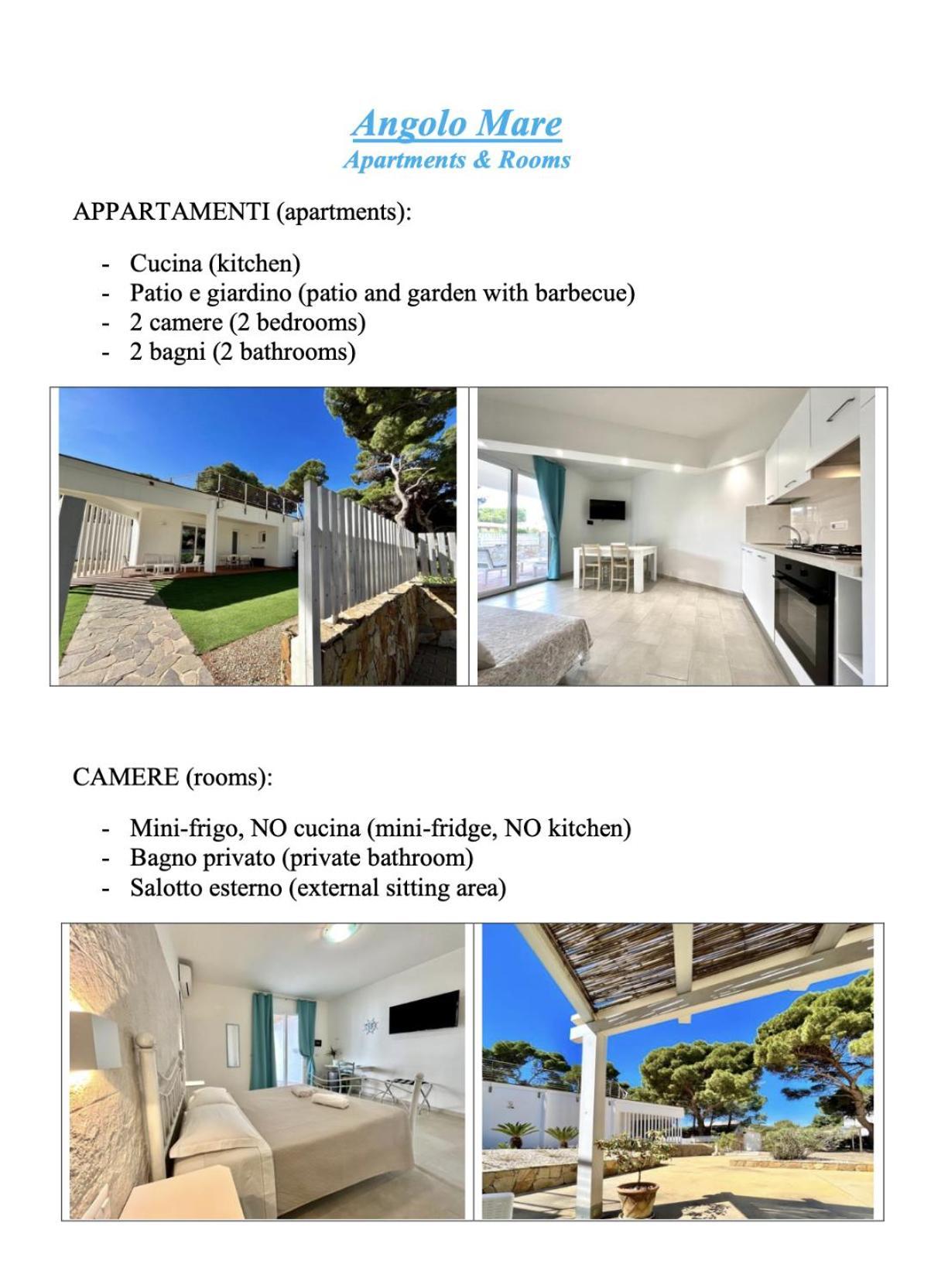פורטו פינו Angolo Mare Apartments & Rooms מראה חיצוני תמונה